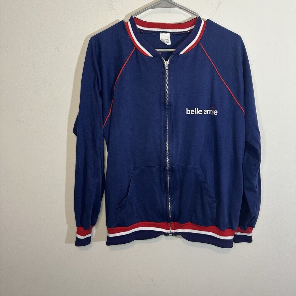 Standard Knitting Mills Full Zip Knit Jacket Vintage Large Made InUSA Belle Amie